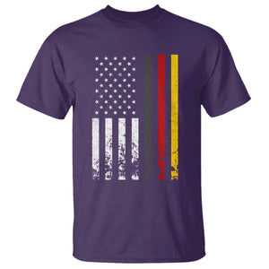 Patriotic Vintage German American Flag T Shirt Germany Heritage Pride TS11 Purple Print Your Wear