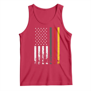 Patriotic Vintage German American Flag Tank Top Germany Heritage Pride TS11 Red Print Your Wear