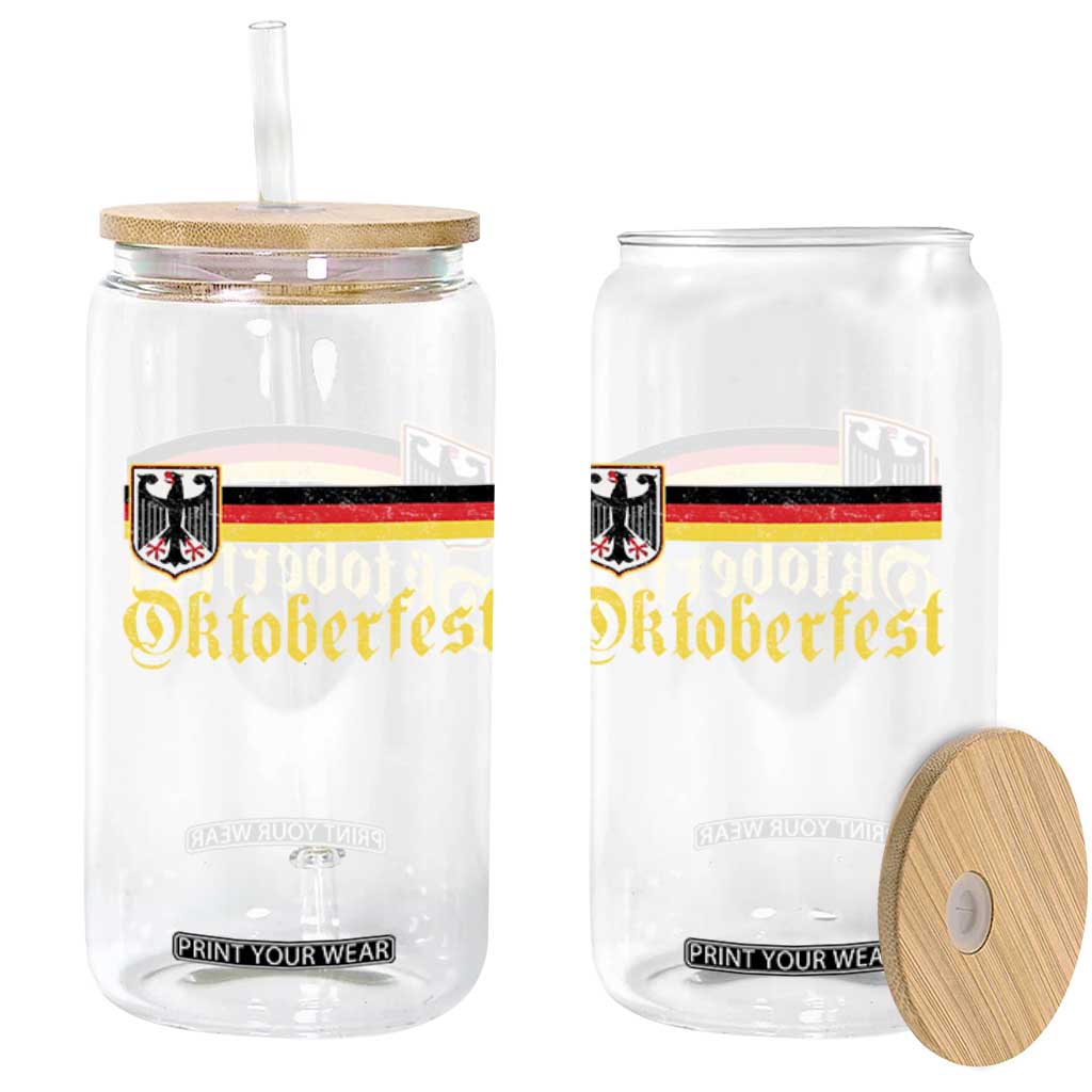Oktoberfest German Drinking Festival Glass Can Bundesadler Coat of Arms TS11 Print Your Wear