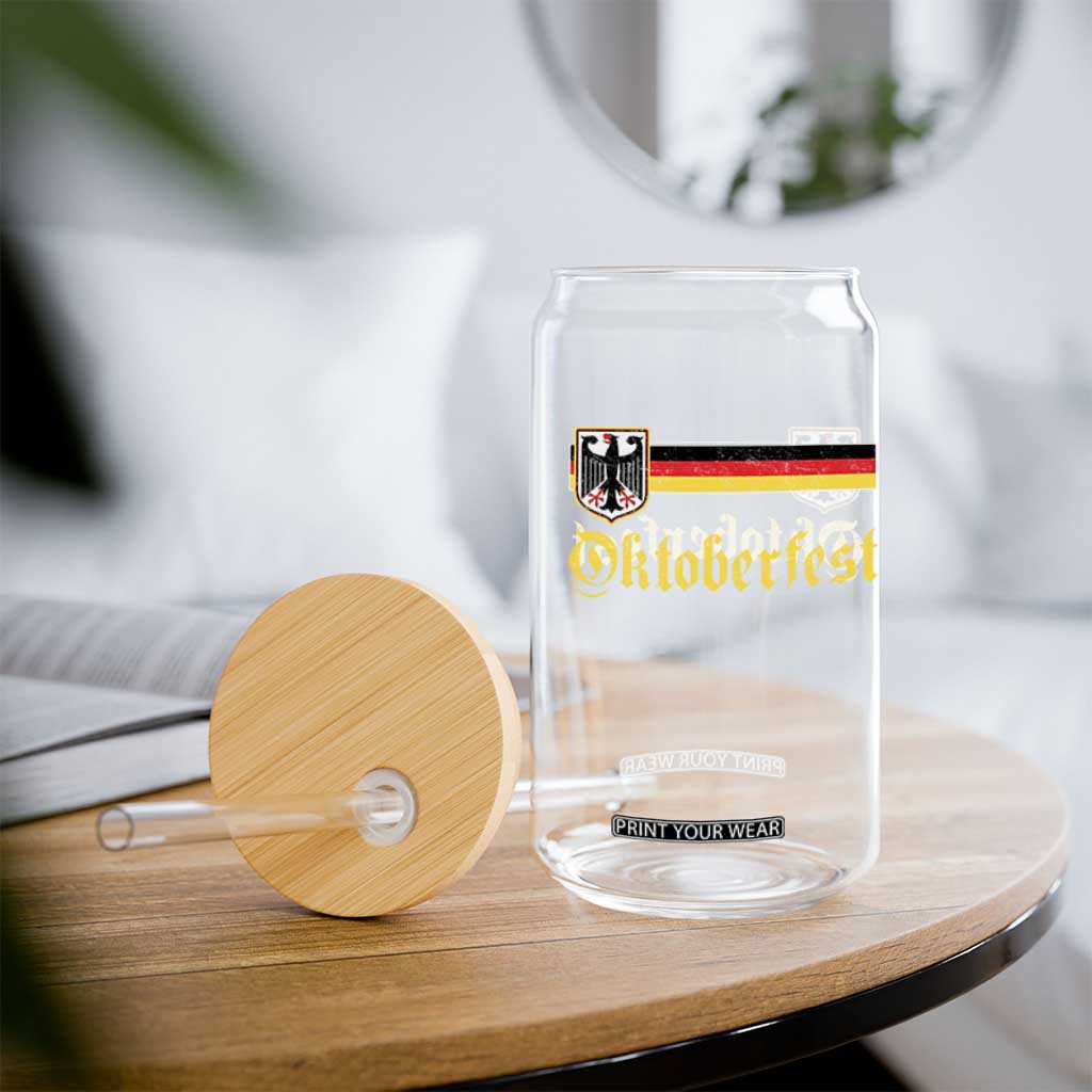 Oktoberfest German Drinking Festival Glass Can Bundesadler Coat of Arms TS11 Print Your Wear