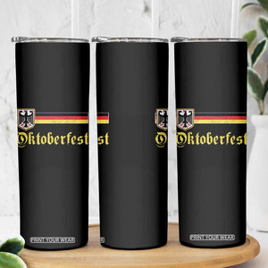 Oktoberfest German Drinking Festival Skinny Tumbler Bundesadler Coat of Arms TS11 Print Your Wear