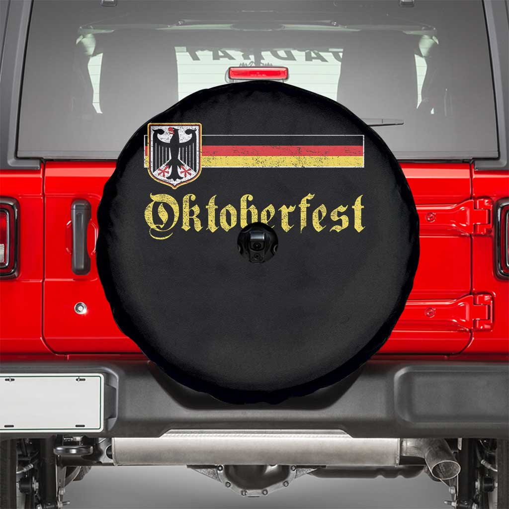 Oktoberfest German Drinking Festival Spare Tire Cover Bundesadler Coat of Arms TS11 Black Print Your Wear