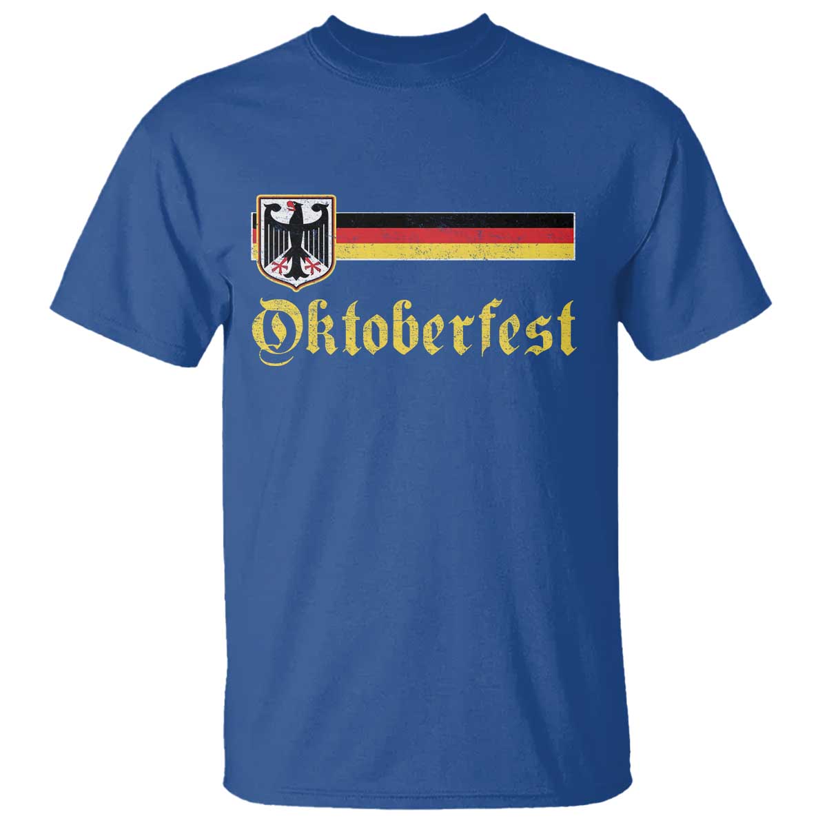 Oktoberfest German Drinking Festival T Shirt Bundesadler Coat of Arms TS11 Royal Blue Print Your Wear