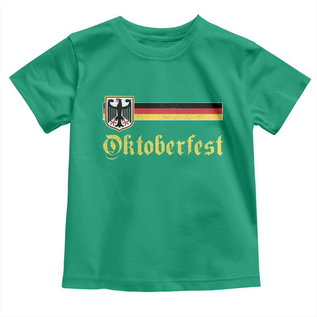 Oktoberfest German Drinking Festival Toddler T Shirt Bundesadler Coat of Arms TS11 Irish Green Print Your Wear