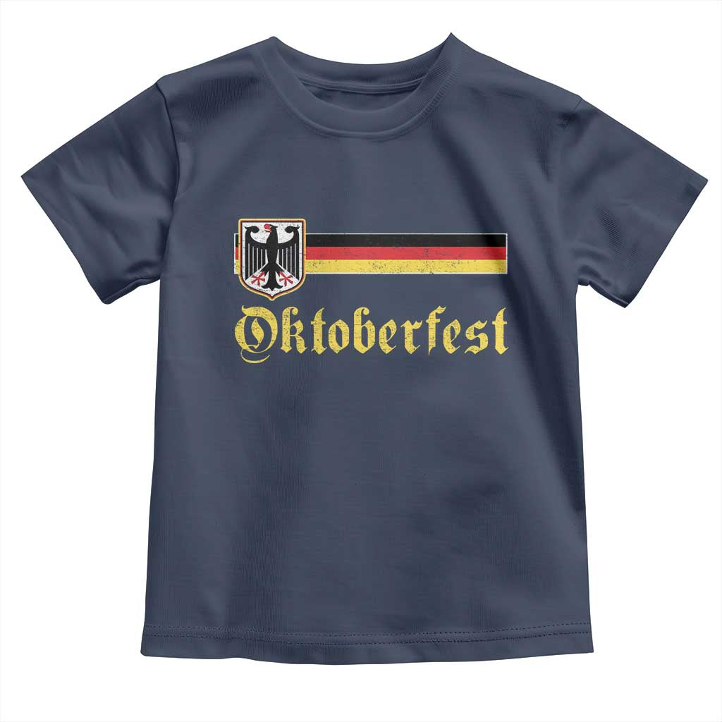 Oktoberfest German Drinking Festival Toddler T Shirt Bundesadler Coat of Arms TS11 Navy Print Your Wear