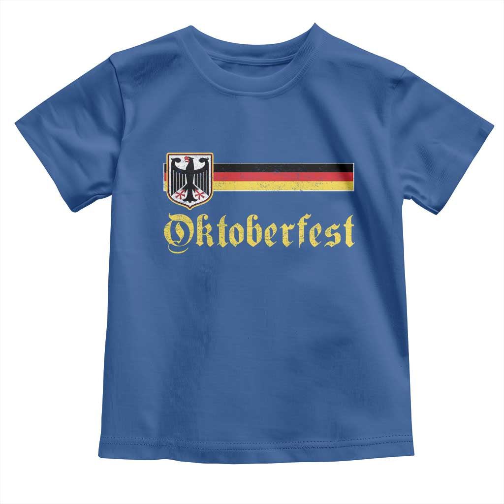 Oktoberfest German Drinking Festival Toddler T Shirt Bundesadler Coat of Arms TS11 Royal Blue Print Your Wear