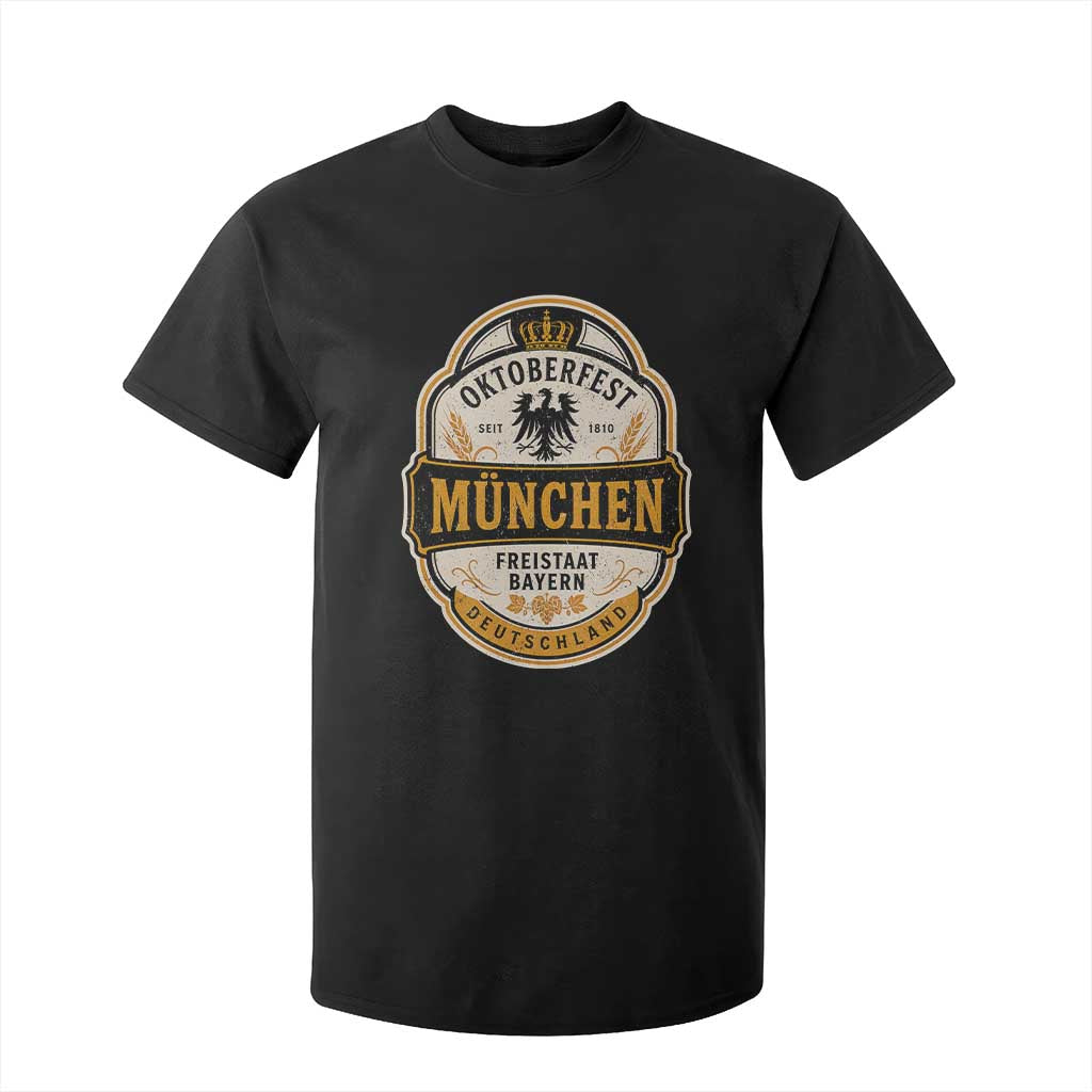 Oktoberfest Munchen Deutschland German Beer Festival T Shirt For Kid Freistaat Bayern Heraldic Eagle