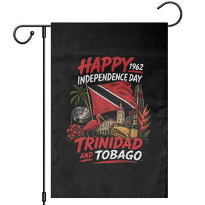 Trinidad And Tobago Independence Day Garden Flag Trinidadian Heritage Steelpan Scarlet Ibis