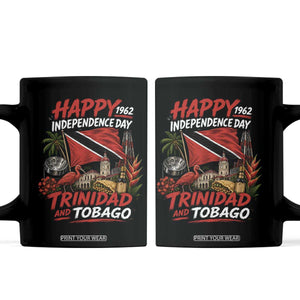 Trinidad And Tobago Independence Day Coffee Mug Trinidadian Heritage Steelpan Scarlet Ibis