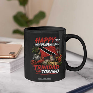 Trinidad And Tobago Independence Day Coffee Mug Trinidadian Heritage Steelpan Scarlet Ibis