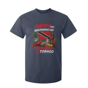 Trinidad And Tobago Independence Day T Shirt For Kid Trinidadian Heritage Steelpan Scarlet Ibis