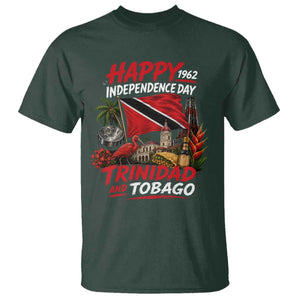 Trinidad And Tobago Independence Day T Shirt Trinidadian Heritage Steelpan Scarlet Ibis