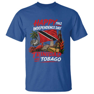 Trinidad And Tobago Independence Day T Shirt Trinidadian Heritage Steelpan Scarlet Ibis