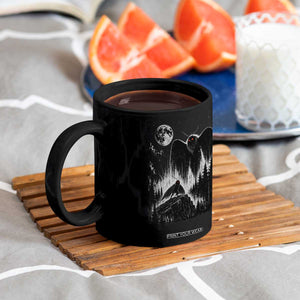 Mothman Howling at Moon 90s Retro Coffee Mug Funny West Virginia Cryptid