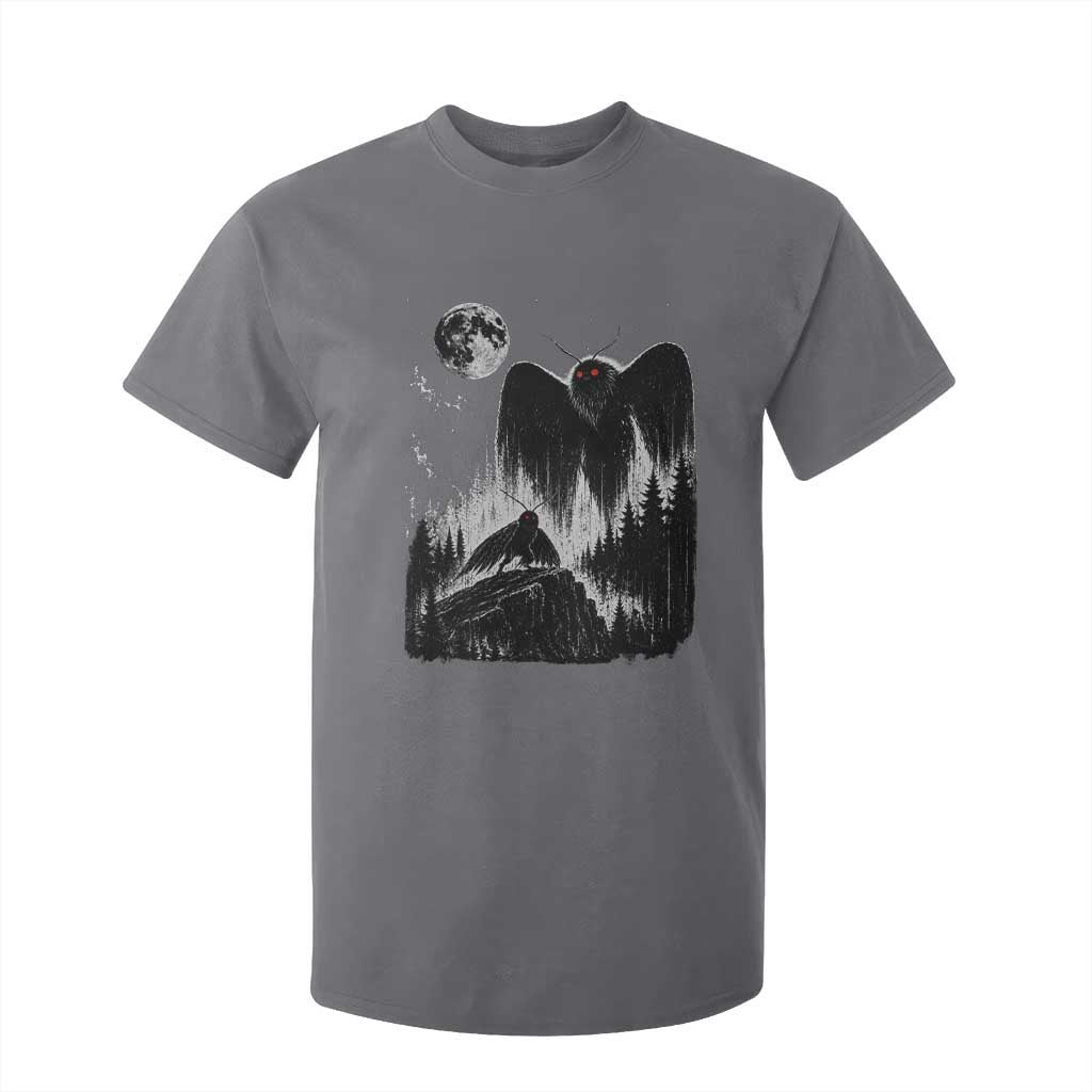 Mothman Howling at Moon 90s Retro T Shirt For Kid Funny West Virginia Cryptid