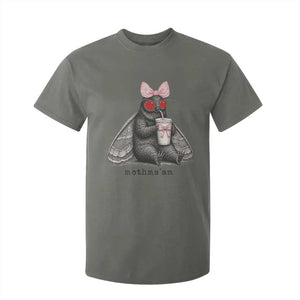 Funny Mothman Mothma'am Cute Pink Bow Coquette T Shirt For Kid