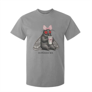 Funny Mothman Mothma'am Cute Pink Bow Coquette T Shirt For Kid