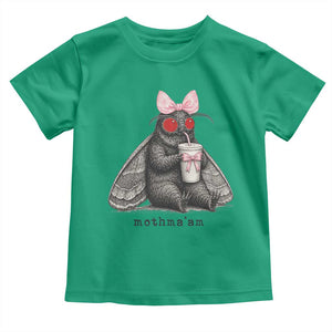 Funny Mothman Mothma'am Cute Pink Bow Coquette Toddler T Shirt