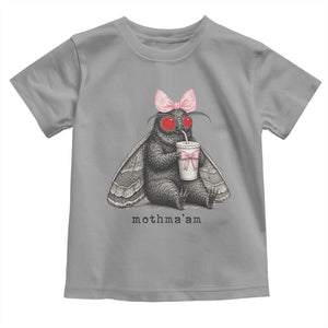 Funny Mothman Mothma'am Cute Pink Bow Coquette Toddler T Shirt