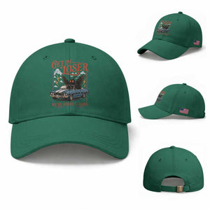 Funny Mothman Baseball Cap Get In Loser We Are Going Lurking Cryptid Lover