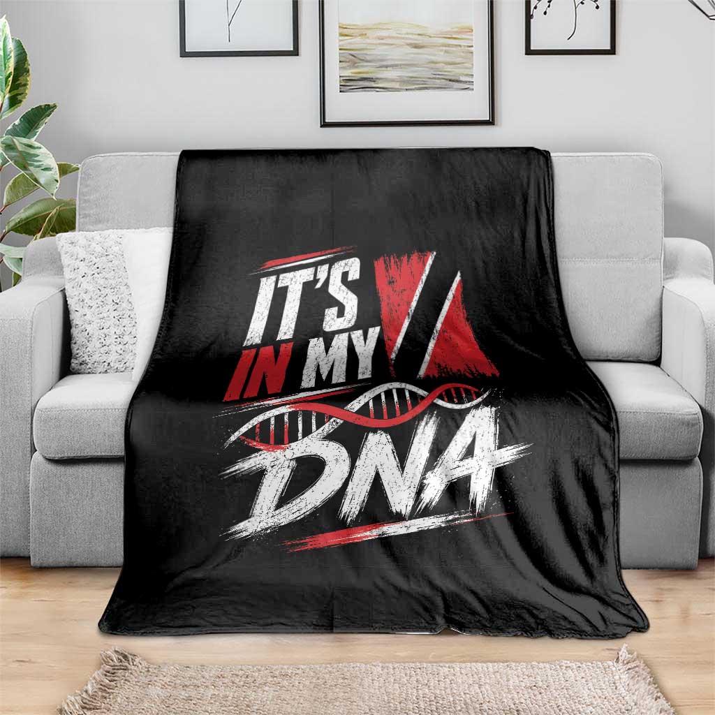 It Is in My DNA Trinidad and Tobago Throw Blanket Trinidadian Flag Roots