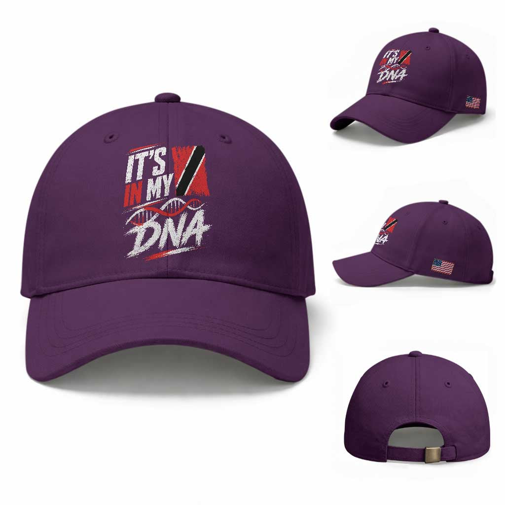 It Is in My DNA Trinidad and Tobago Baseball Cap Trinidadian Flag Roots