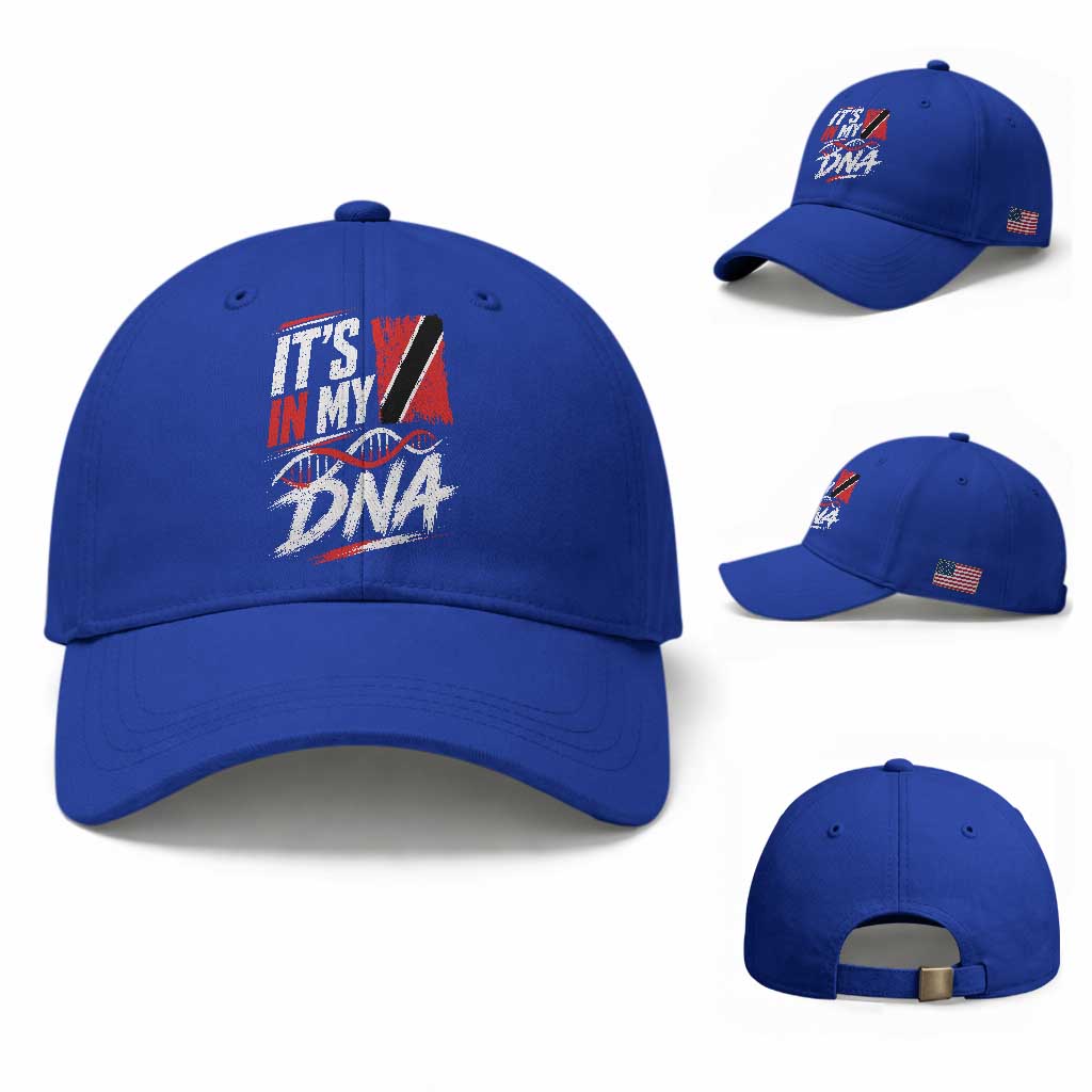 It Is in My DNA Trinidad and Tobago Baseball Cap Trinidadian Flag Roots