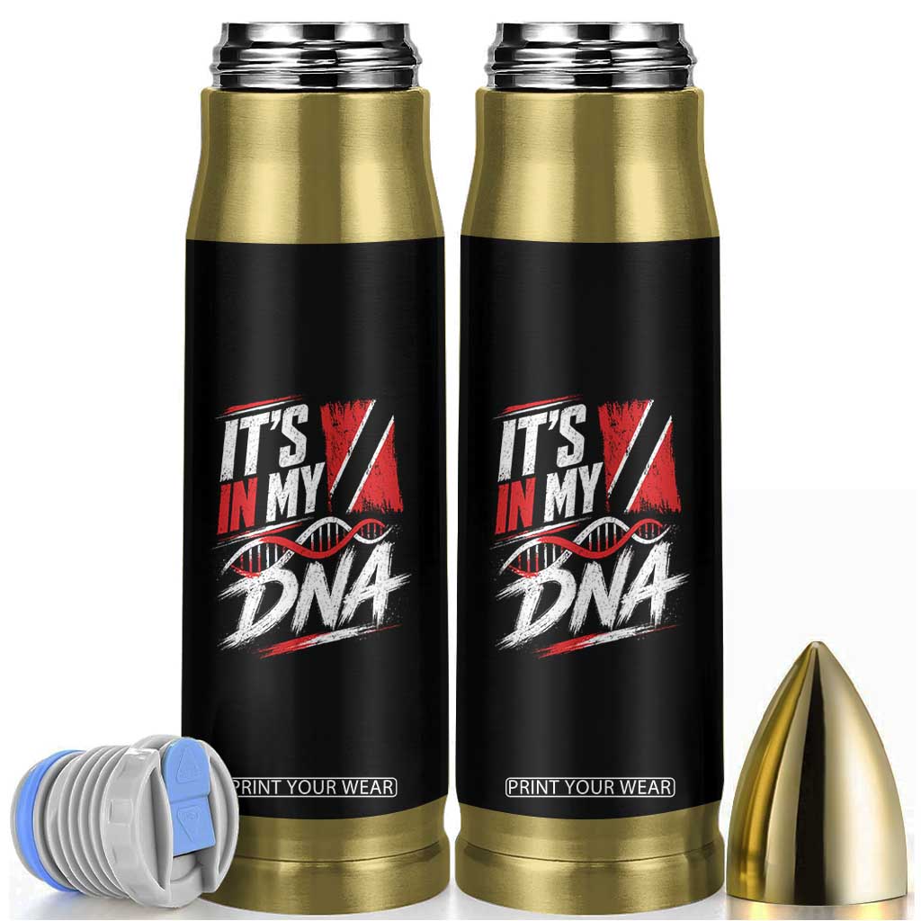It Is in My DNA Trinidad and Tobago Bullet Tumbler Trinidadian Flag Roots TS11 Black Print Your Wear