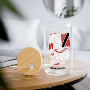 It Is in My DNA Trinidad and Tobago Glass Can Trinidadian Flag Roots TS11 Print Your Wear