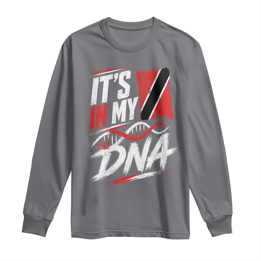 It Is in My DNA Trinidad and Tobago Long Sleeve Shirt Trinidadian Flag Roots