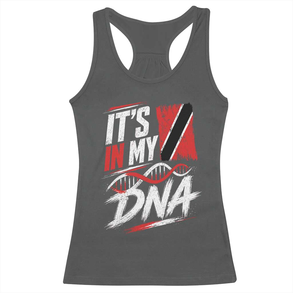 It Is in My DNA Trinidad and Tobago Racerback Tank Top Trinidadian Flag Roots