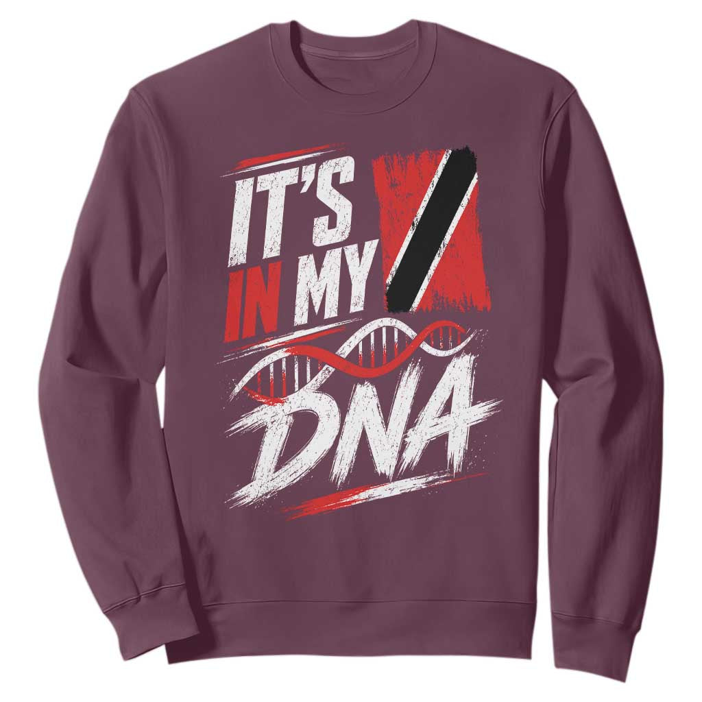 It Is in My DNA Trinidad and Tobago Sweatshirt Trinidadian Flag Roots