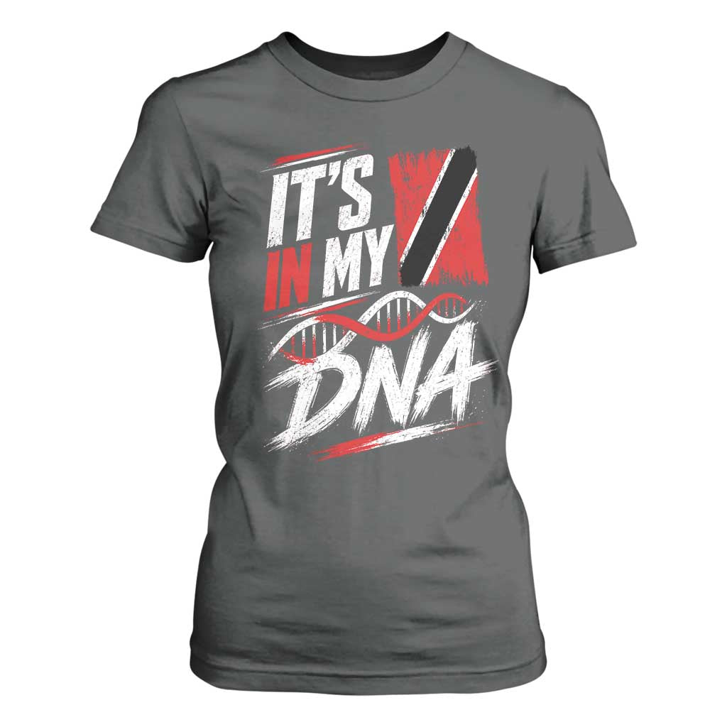 It Is in My DNA Trinidad and Tobago T Shirt For Women Trinidadian Flag Roots