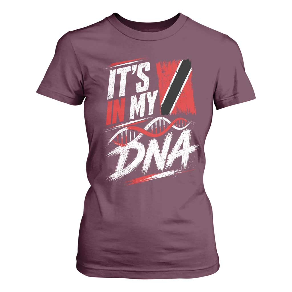 It Is in My DNA Trinidad and Tobago T Shirt For Women Trinidadian Flag Roots