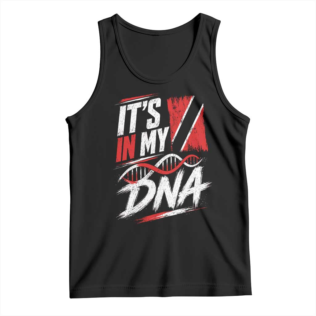 It Is in My DNA Trinidad and Tobago Tank Top Trinidadian Flag Roots TS11 Black Print Your Wear