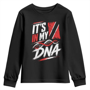 It Is in My DNA Trinidad and Tobago Youth Sweatshirt Trinidadian Flag Roots