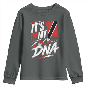 It Is in My DNA Trinidad and Tobago Youth Sweatshirt Trinidadian Flag Roots