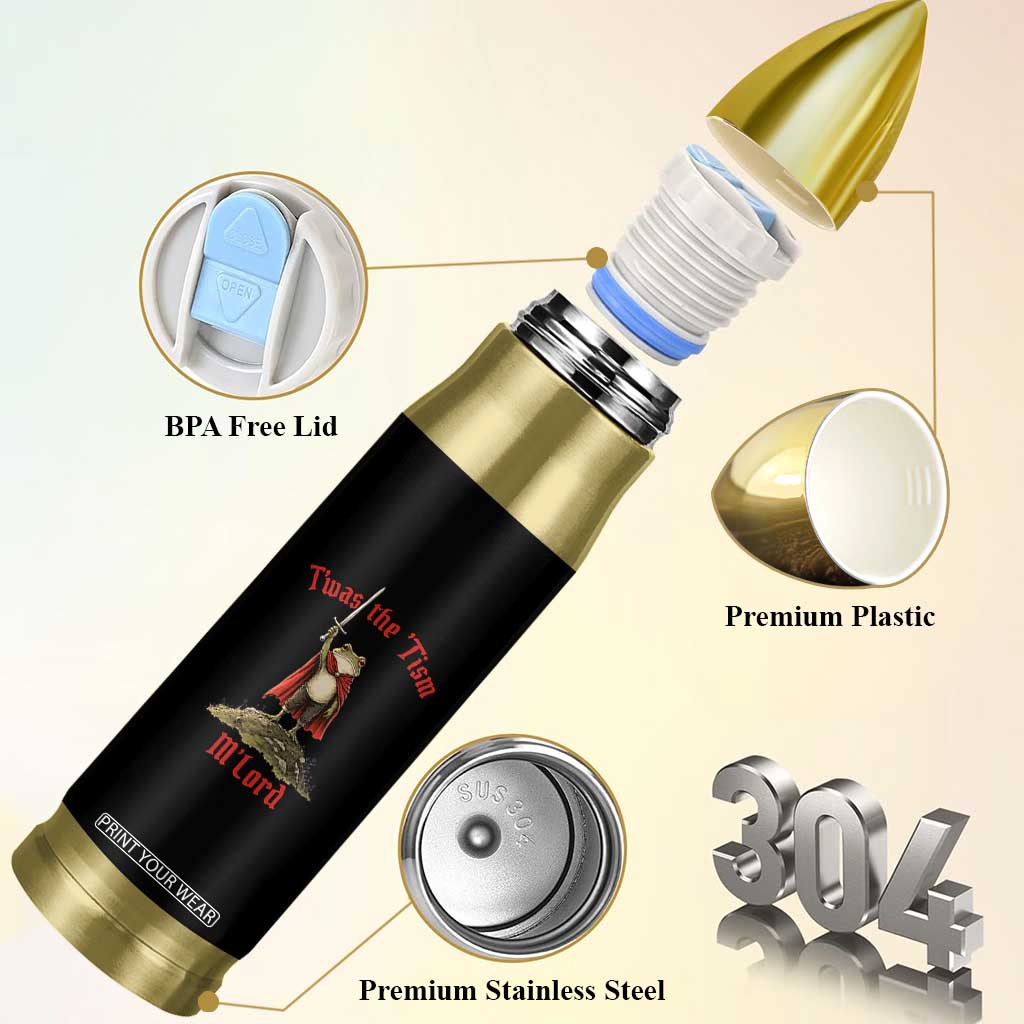 Funny Twas The Tism M Lord Medieval Knight Frog Bullet Tumbler TS11 Print Your Wear
