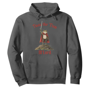 Funny Twas The Tism M Lord Medieval Knight Frog Hoodie