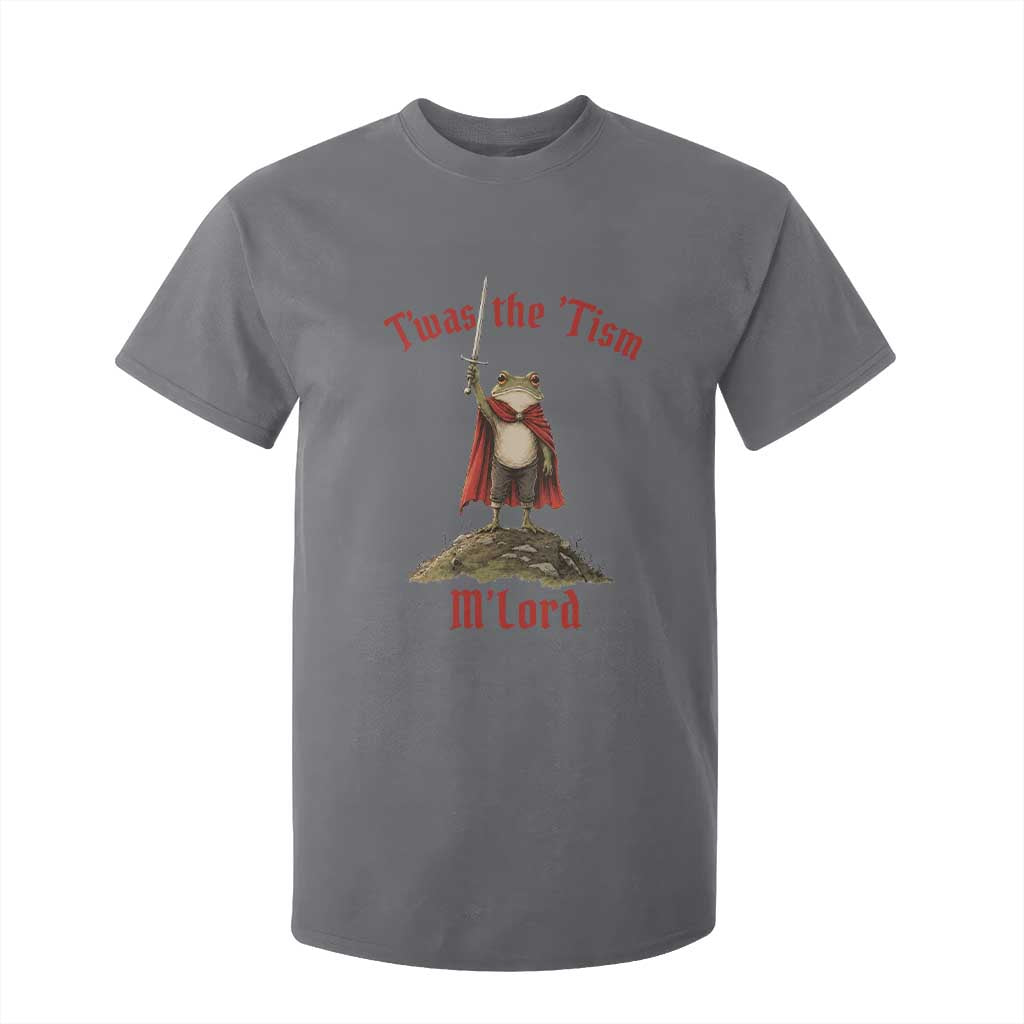 Funny Twas The Tism M Lord Medieval Knight Frog T Shirt For Kid