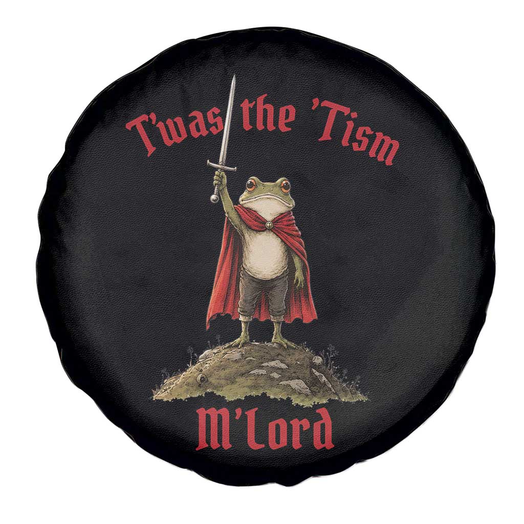 Funny Twas The Tism M Lord Medieval Knight Frog Spare Tire Cover TS11 Print Your Wear