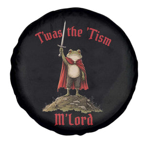 Funny Twas The Tism M Lord Medieval Knight Frog Spare Tire Cover TS11 Print Your Wear