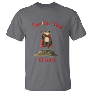 Funny Twas The Tism M Lord Medieval Knight Frog T Shirt