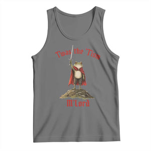 Funny Twas The Tism M Lord Medieval Knight Frog Tank Top