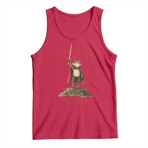 Funny Twas The Tism M Lord Medieval Knight Frog Tank Top