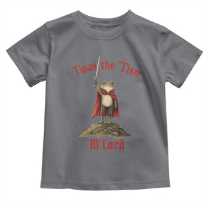 Funny Twas The Tism M Lord Medieval Knight Frog Toddler T Shirt