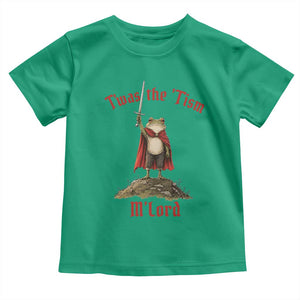 Funny Twas The Tism M Lord Medieval Knight Frog Toddler T Shirt