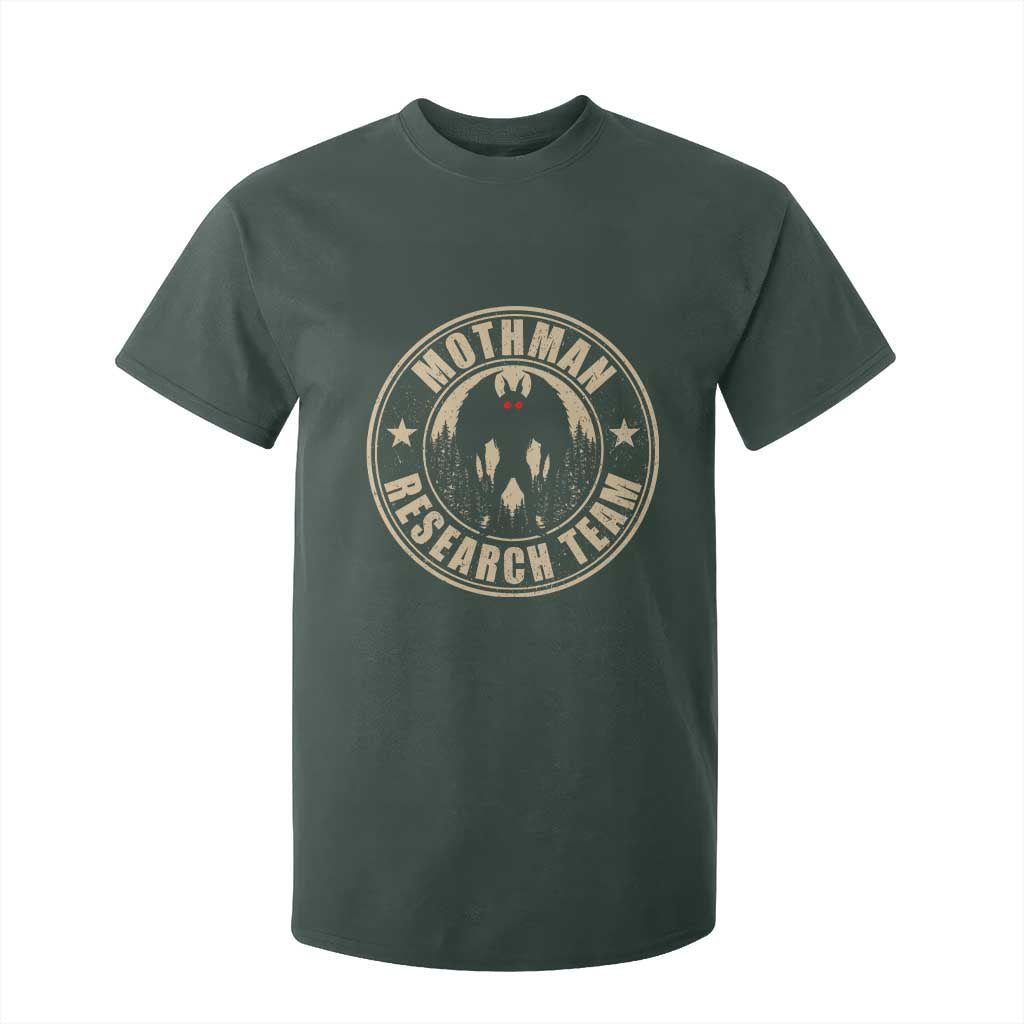 Funny Mothman Research Team T Shirt For Kid Cryptozoology Cryptid Hunting