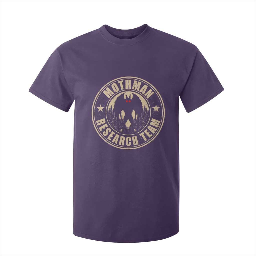 Funny Mothman Research Team T Shirt For Kid Cryptozoology Cryptid Hunting