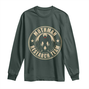 Funny Mothman Research Team Long Sleeve Shirt Cryptozoology Cryptid Hunting